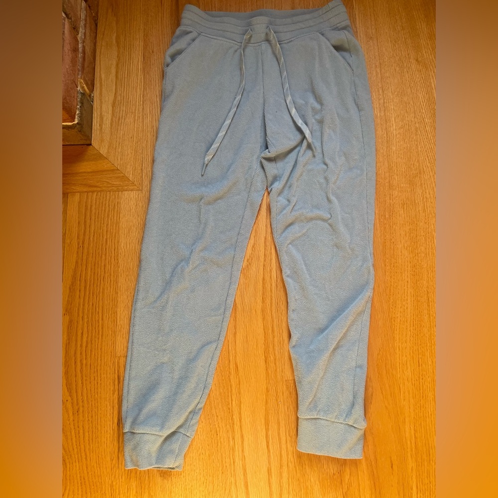 Marc New York Supersoft Light Blue Ribbed Jogger Sweatpants